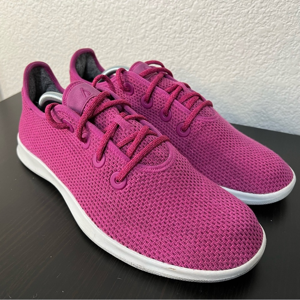 Allbirds Tree Runner Pink Fuchsia Sneakers Shoes Men’s Size 12 Low Top